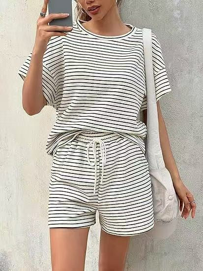 Women's Striped Two-Piece Set
