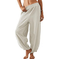 Women's wide-leg trousers, casual pants