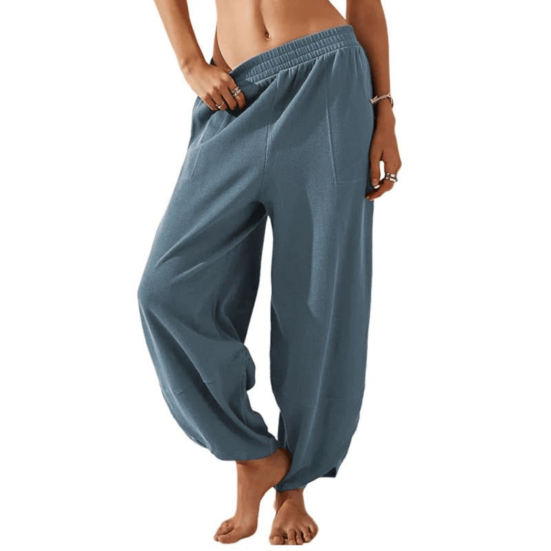 Women's wide-leg trousers, casual pants
