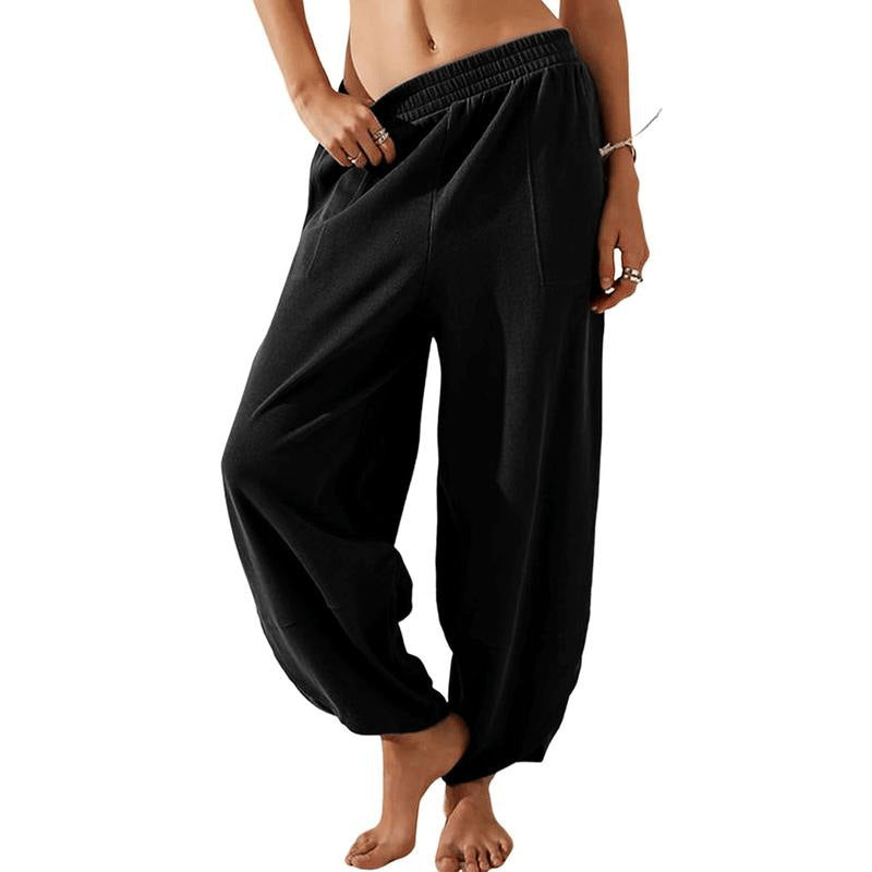 Women's wide-leg trousers, casual pants