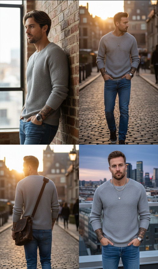 Men's Premium Crewneck Sweater